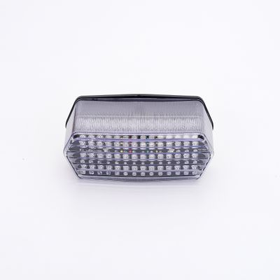 Motorcycle LED Brake Tail Light Turn Signals Compatible for Honda 2014-2020 GROM/MSX125,2014-2018 CBR650F,2016-2020 NC700/750 (Styles 1: Integrated LED Tail Lights with Turn Signals(INT), Clear)