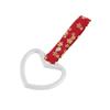 Q1-TECH, JDM Tsurikawa Ring Japanese Subway Train Bus Car Handle Cute Heart Shaped Handle Hand Strap Rear Front Bumper Warning Rings Drift Charm Drift Car Accessory (Glow in Dark/RDF) view 4