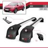 accessorypart Compatible with Kia NIRO (DE) 2017-2022 ACE-2 Model Car Roof Rack Cross Bar Gray Aluminium 2 Bars view 3