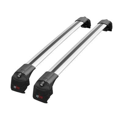 accessorypart Compatible with Mercedes GLC (X253) 2016-2022 Cross Bar ACE-2 Roof Racks Car Top Luggage Carrier Rails Grey