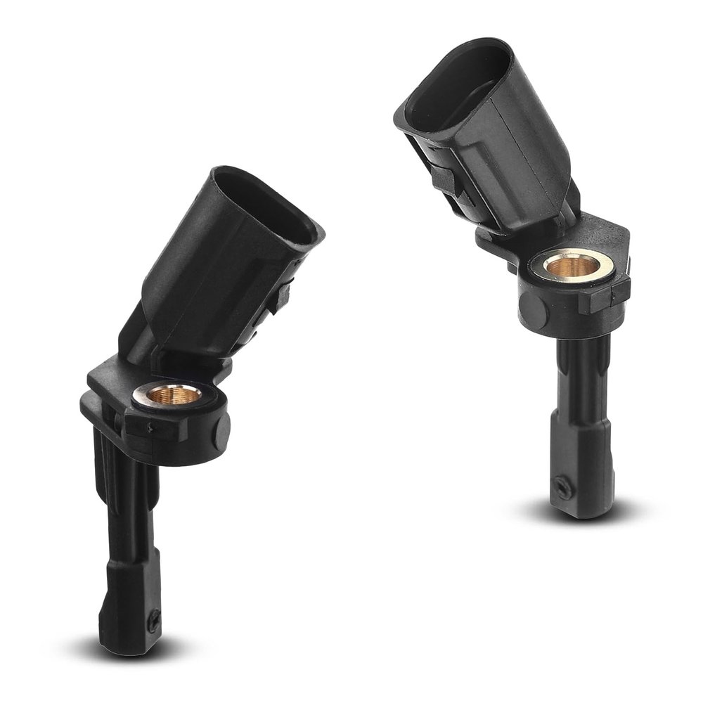 A-Premium Rear ABS Wheel Speed Sensor Compatible with Volkswagen, Audi, Seat Models - Jetta, Jetta City, Passat, Passat CC, Golf, Golf City, Golf SportWagen, Beetle, Eos, GTI, Bora, CC, 2-PC Set