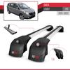 apline Compatible with Dacia Lodgy (J92) 2012-2022 ACE-2 Type Car Roof Rack Cross Bar Grey Aluminium Bars view 3
