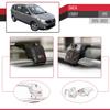 apline Compatible with Dacia Lodgy (J92) 2012-2022 ACE-2 Type Car Roof Rack Cross Bar Grey Aluminium Bars view 4