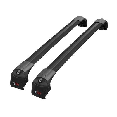 apline Compatible with Volkswagen Passat B8 (3G) Variant 2015-2023 ACE-2 Type Car Roof Rack Cross Bar Black Aluminium Bars