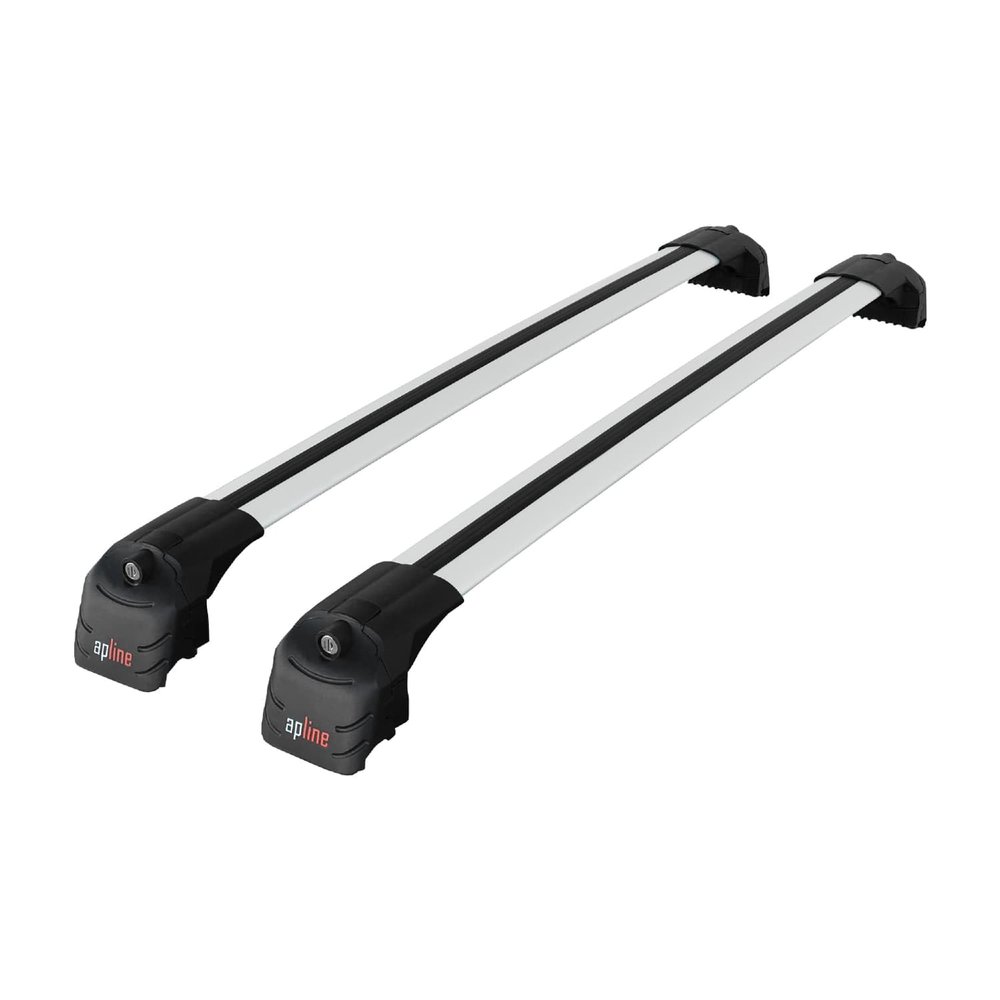 apline Compatible with Audi Q7 (4M) 2015-2026 ACE-2 Type Car Roof Rack Cross Bar Grey Aluminium Bars