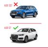 apline Compatible with Audi Q7 (4M) 2015-2026 ACE-2 Type Car Roof Rack Cross Bar Grey Aluminium Bars view 3