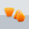 Precision Football Helmet Visor Clips // Fits Kids, Youth & Adult Helmet Brands // Eye Shield Hardware (Yellow Gold) view 1