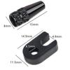 2 Pcs Tubeless Presta Valve Stem, Super Light Alloy Presta Valve Stem Kit with Valve Core Remover Tool and Valve Stem for Bicycles and Road Bikes Bike Accessories(40mm) view 3