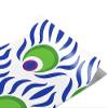 Rwraps Peacock Artful Plumes Gloss Vinyl Film Wrap 59in x 26ft Vinyl Vehicle Car Film Sheet Roll view 1