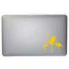 Dark Spark Decals Flamingo Group of Three 7 inch Yellow Indoor Outdoor Vinyl Decal view 3