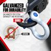 Boxer Forged Anchor Shackle 3/8 (10pcs) Heavy Duty Forged Steel - Versatile & Durable Working Load Capacity up to 1 Ton - Corrosion & Rust Resistant - Towing, Rigging, and Heavy-Duty Equipment view 3