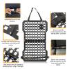 MAIKER Rigid Molle Panels For Vehicles Truck Mount Rack Panel Tactical Seat Back Organizer Adjustable Versatile Panel with Hook and Loop Fasteners & Elastic Rope for Storage Gears Accessories, Black view 4