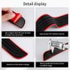 SINGARO Car Door Threshold Protection, 4PCS Door Edge Step Dust Shield Cover, Door Width 19.8x1.57inch Car/SUV Universal Rubber Scratch Resistant Exterior Accessories (Sport) view 3