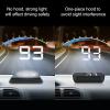 Heads Up Display for Cars, Car HUD Head Up Display M6S Universal Car 3.5 Inch HUD OBD Interface Windshield Projector, Speed, Engine RPM, OverSpeed War view 3