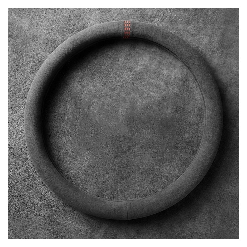FUERU Car Steering Wheel Cover Set Car Steering Wheel Cover Ultra-Thin Leather Beautiful and Durable Car Interiors Gifts (Color : 4#)