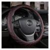FUERU Car Steering Wheel Cover Set Car Steering Wheel Cover Breathable Leather Durable Car Interior Men and Women Gifts (Color : 2#) view 1