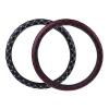 FUERU Car Steering Wheel Cover Set Car Steering Wheel Cover Breathable Leather Durable Car Interior Men and Women Gifts (Color : 2#) view 3