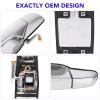 Exterior Chrome Door Handle Front Right Passenger Side Replacement for 2007-2013 GMC Sierra Yukon XL Denali,Chevy Suburban Tahoe Avalanche Silverado,Cadillac Escalade Replaces# 15915150,25960526,80545 view 3