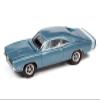 JLMC030A-2 Johnny Lightning 1969 Dodge Charger R/T B3 Blue Poly w/White R/T Rear view 1