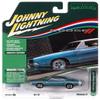 JLMC030A-2 Johnny Lightning 1969 Dodge Charger R/T B3 Blue Poly w/White R/T Rear view 3