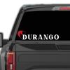 Western Decal Durango Mexico Stickers para Trocas Calcomanias para Autos Mexican Stickers for Trucks and Cars Estilo Ranchero con Caballo (2" x 9") view 1