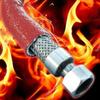 Ummickl Fuel Line Heat Shield Insulation Heat Sleeve Fuel Line Heat Shield Sleeve Fire Sleeve Silicone Coated Fiberglass Heat Protection for Automotive Hose Lines & Electrical WiringRed 3/8" I.D. view 4