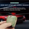 TECART Fold Key Case Fit For Hyundai Ix25 Ix35 Soft TPU Keychain Key Fob Key Shell Accessories Protector 3 button White view 3