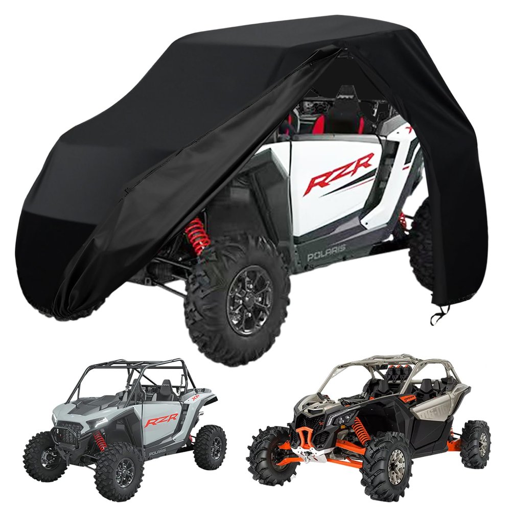 RZR Cover 2 Seater,UTV Covers Side by Side 420D Heavy Duty with Zipper