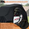 RZR Cover 2 Seater,UTV Covers Side by Side 420D Heavy Duty with Zipper view 2