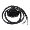 GOOFIT CNC Universal Motorcycle Engine Stop Start Kill Switch Button with Mounting Backplate Compatible Replacement for Pit Dirt Bike ATV Black view 1