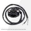 GOOFIT CNC Universal Motorcycle Engine Stop Start Kill Switch Button with Mounting Backplate Compatible Replacement for Pit Dirt Bike ATV Black view 4
