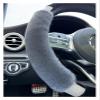 FUERU Car Steering Wheel Cover Set Car Steering Wheel Cover Winter with Drill Plush Breathable Sweat-Absorbing Car Interior (Color : 4#) view 3