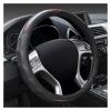 FUERU Car Steering Wheel Cover Set Car Steering Wheel Cover Breathable Leather Elegant and Good with Car Interior Accessories (Color : 1#) view 1