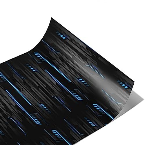 Rwraps Abstract Technology Dark Iris Matte Vinyl Film Wrap 59in x 14ft