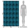Rwraps Blue Pixel Argentinian Sadness Gloss Vinyl Film Wrap 59in x 3ft Vinyl Vehicle Car Film Sheet Roll view 3