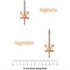 Rwraps Astrology Sagittarius Swords Matte Vinyl Film Wrap 59in x 22ft Vinyl Vehicle Car Film Sheet Roll view 4