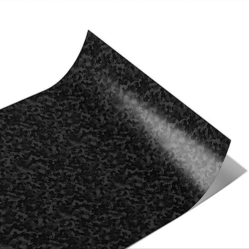 Rwraps Black Camouflage Leather Napalm Gloss Vinyl Film Wrap 59in x 5ft