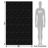 Rwraps Black Camouflage Leather Napalm Gloss Vinyl Film Wrap 59in x 5ft view 3