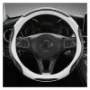 FUERU Car Steering Wheel Cover Set Car Steering Wheel Cover Carbon Fiber Leather Durable Car Interior Fashion Car Accessories (Color : 5#) view 1
