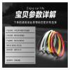 FUERU Car Steering Wheel Cover Set Car Steering Wheel Cover Carbon Fiber Leather Durable Car Interior Fashion Car Accessories (Color : 5#) view 2