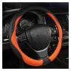 FUERU Car Steering Wheel Cover Set Car Steering Wheel Cover Four Seasons Leather Breathable Moisture Drainage Car Interior (Color : 6#) view 1
