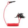 LIRU Kill Switch Key Lanyard, Boat Kill Switch Key Set for Johnson, for Evinrude, For, for Yamaha, for Suzuki, For Tohatsu, 1PC view 3