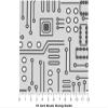 Rwraps Circuit Board Technology Grey Love Gloss Vinyl Film Wrap 59in x 11ft view 4