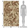 Rwraps Desert Camouflage Polar Flecktarn Matte Vinyl Film Wrap 59in x 14ft view 3