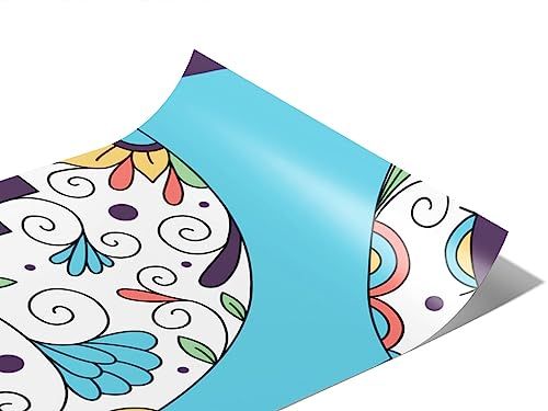Rwraps Day of The Dead Familial Love Matte Vinyl Film Wrap 59in x 21ft Vinyl Vehicle Car Film Sheet Roll