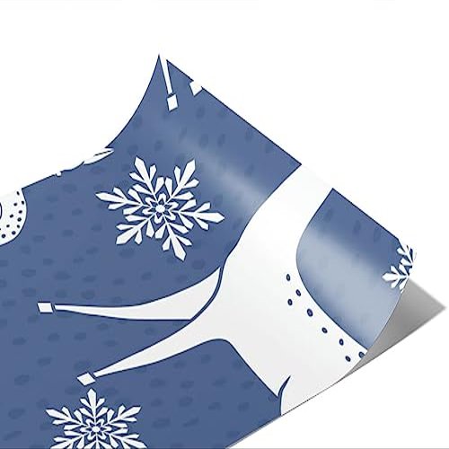 Rwraps Deer Snow Spirits Matte Vinyl Film Wrap 59in x 17ft Vinyl Vehicle Car Film Sheet Roll