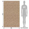 Rwraps Cubic Parquet Rustic Gloss Vinyl Film Wrap 59in x 19ft Vinyl Vehicle Car Film Sheet Roll view 3