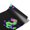 Rwraps Dragon Neon Aggression Gloss Vinyl Film Wrap 59in x 18ft Vinyl Vehicle Car Film Sheet Roll view 2