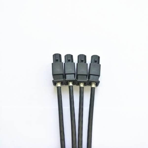 keisnoaja Fakra Cable 4 Pin Male to Female Assembly Electric Mate-AX Connectors Automotive Cable 20CM (R)