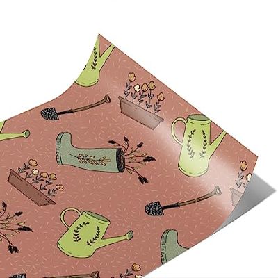 Rwraps Gardening Maroon Gear Gloss Vinyl Film Wrap 59in x 28ft Vinyl Vehicle Car Film Sheet Roll
